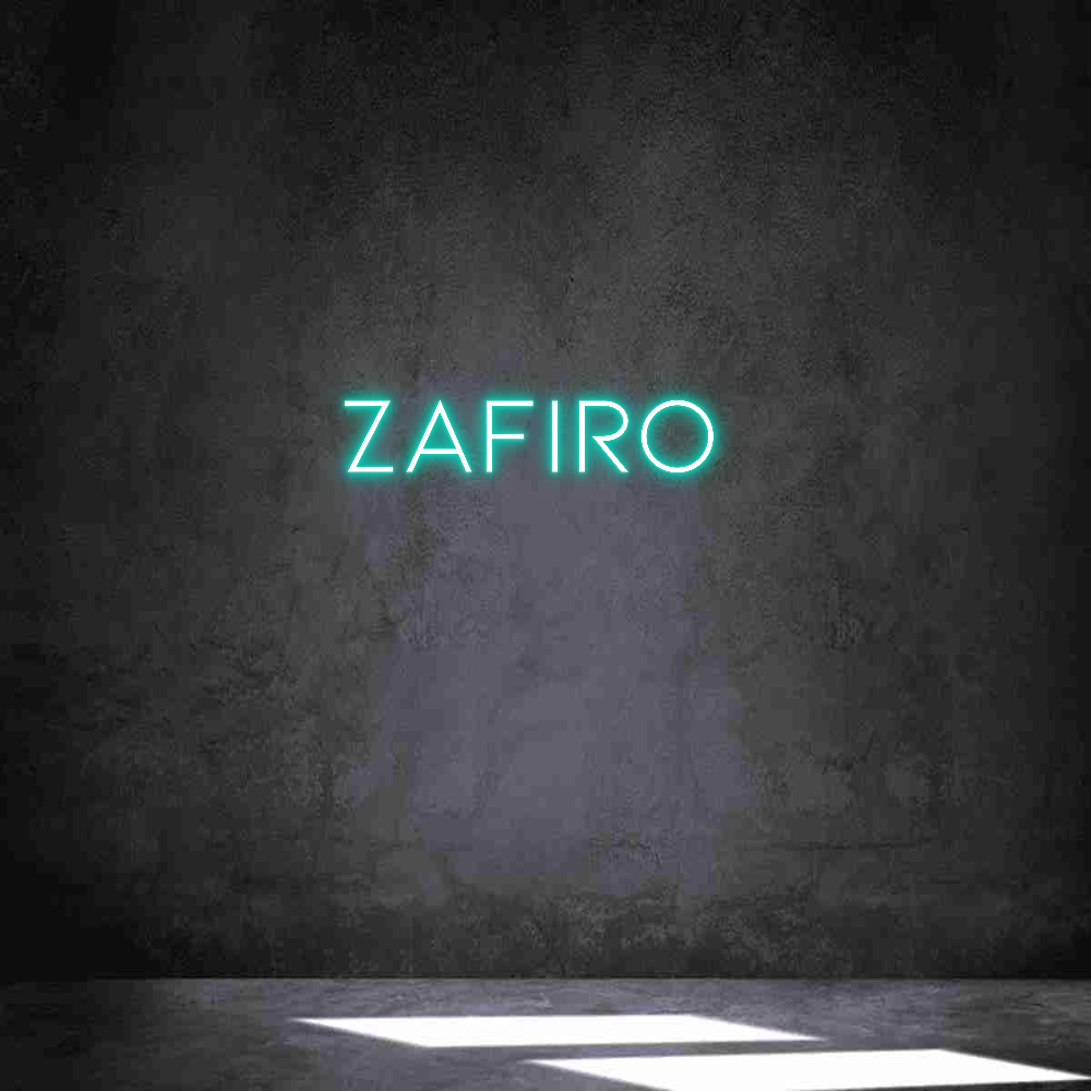 Neon personalizado: ZAFIRO