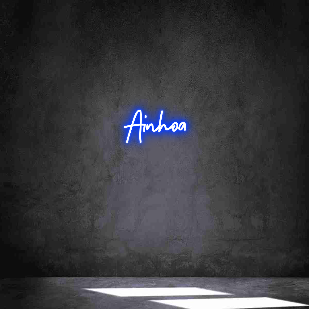 Neon personalizado: Ainhoa