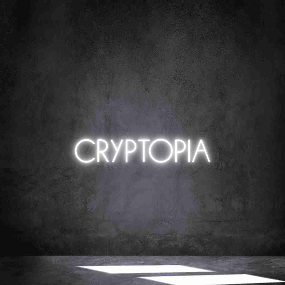 Neon personalizado: CRYPTOPIA