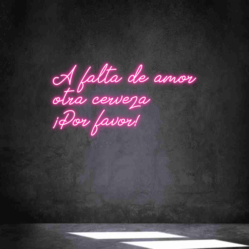 Neon personalizado: A falta de am...