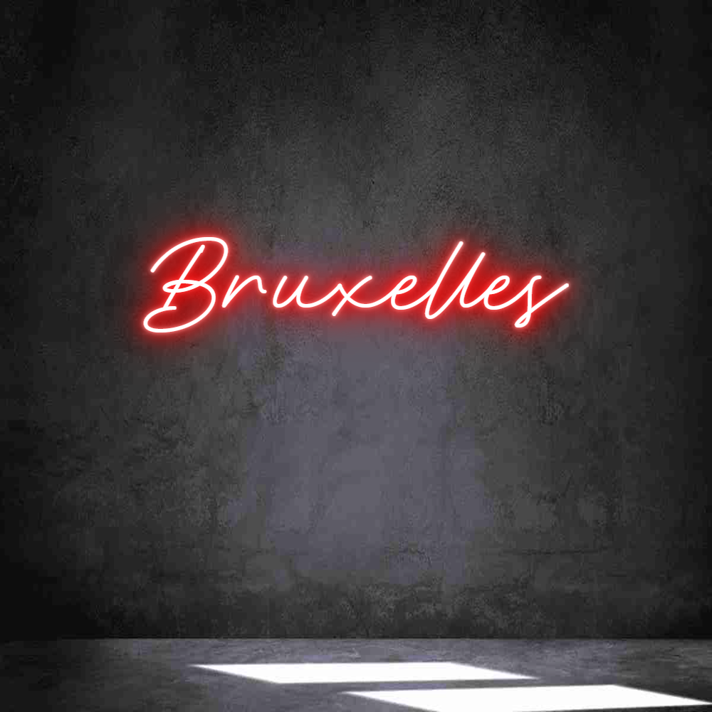 Neon personalizado: Bruxelles