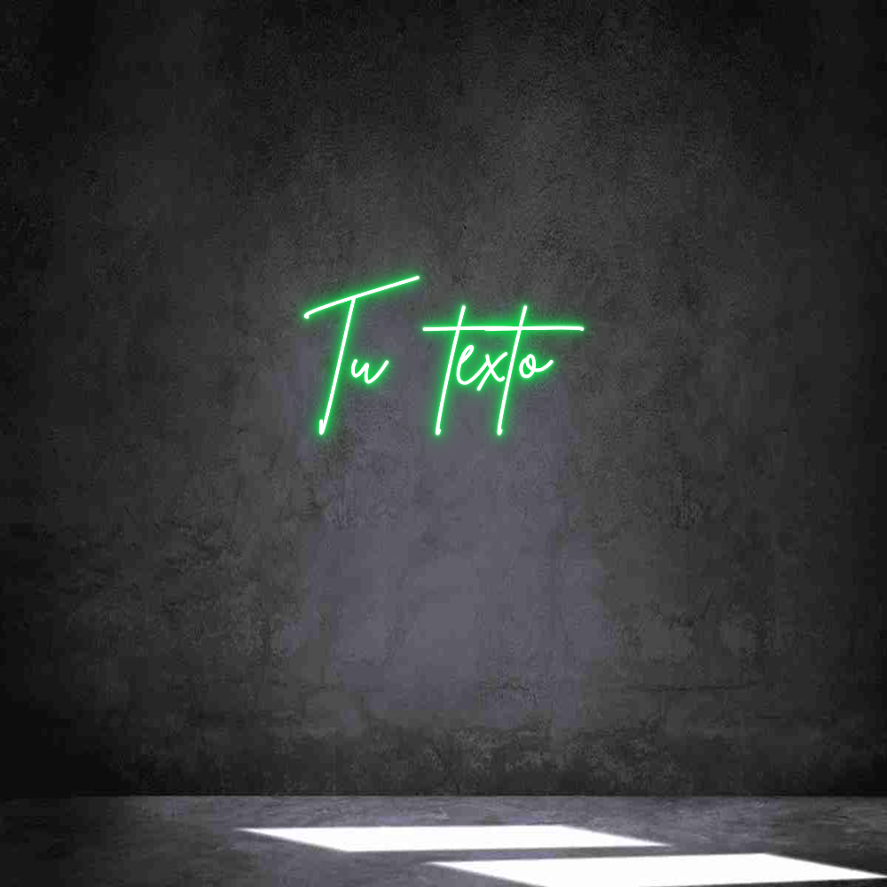 Neon personalizado: Tu texto