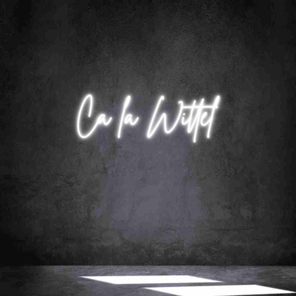 Neon personalizado: Ca la Wittel