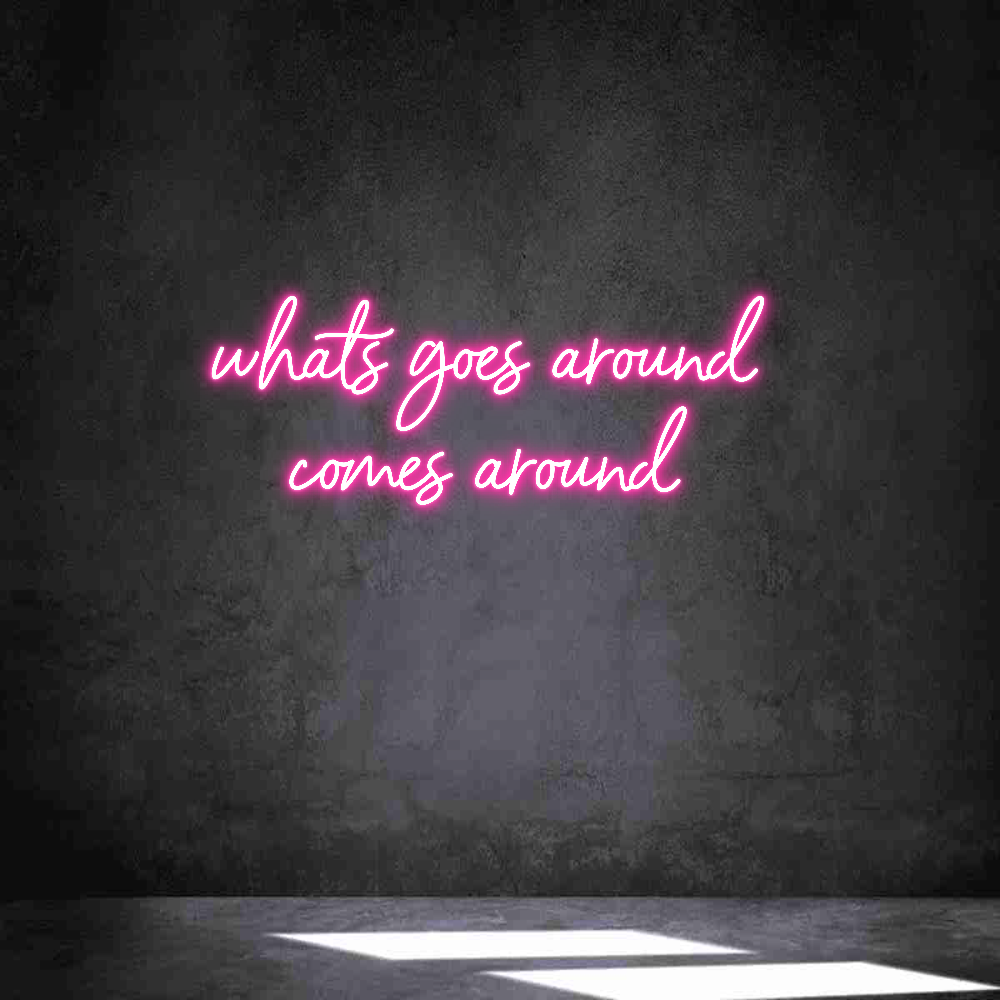 Neon personalizado: whats goes ar...