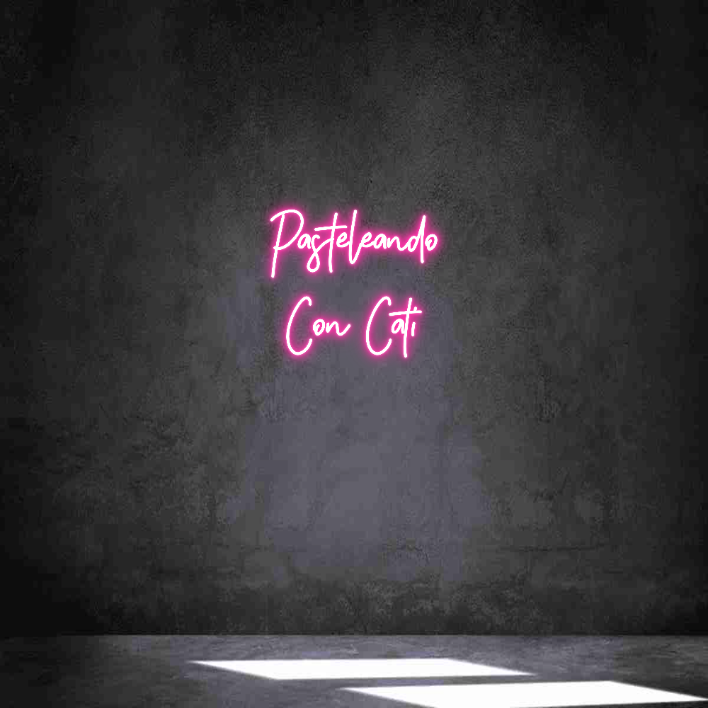 Neon personalizado: Pasteleando
...