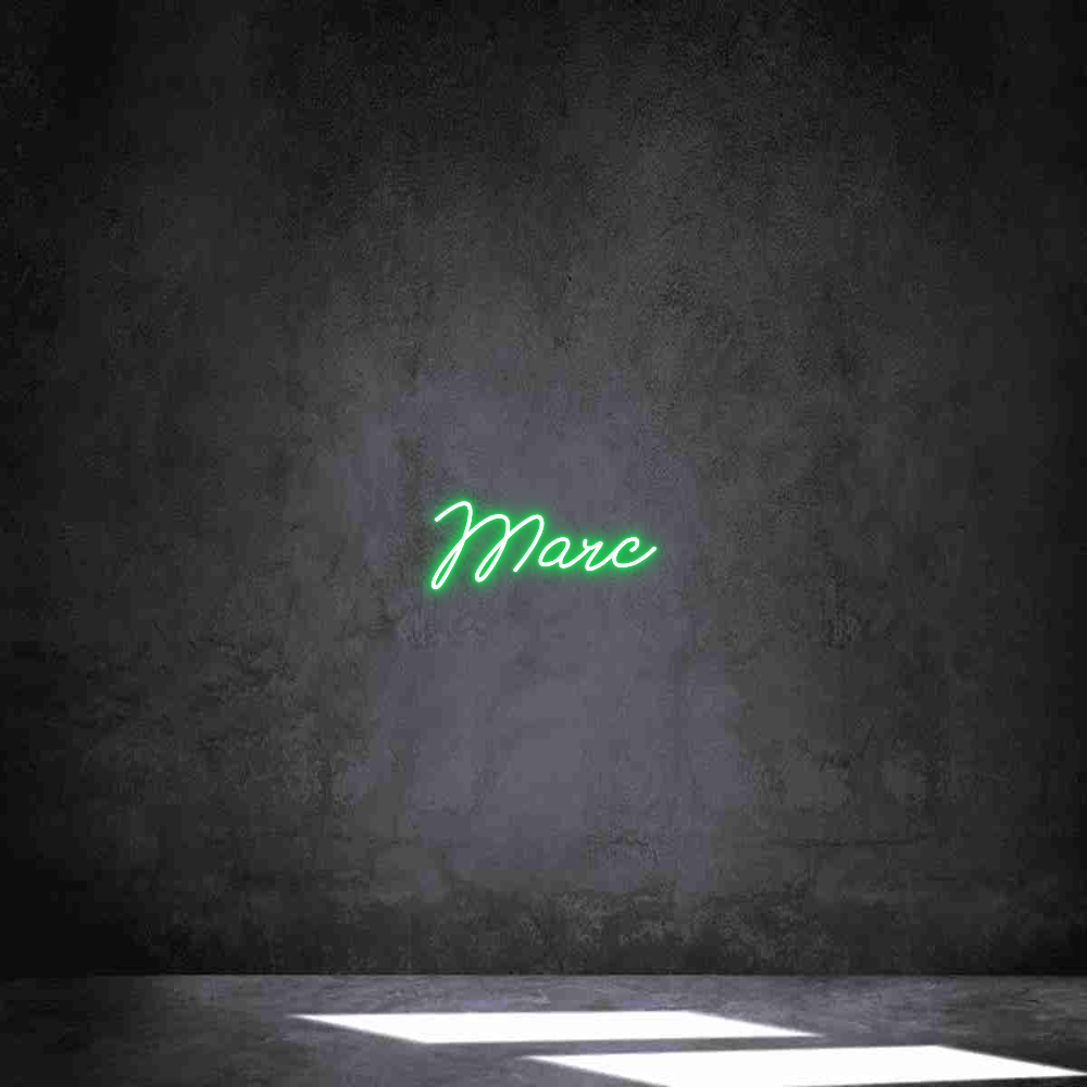Neon personalizado: Marc