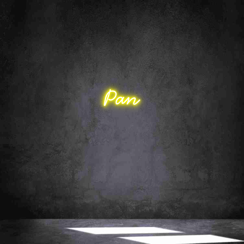 Neon personalizado: Pan