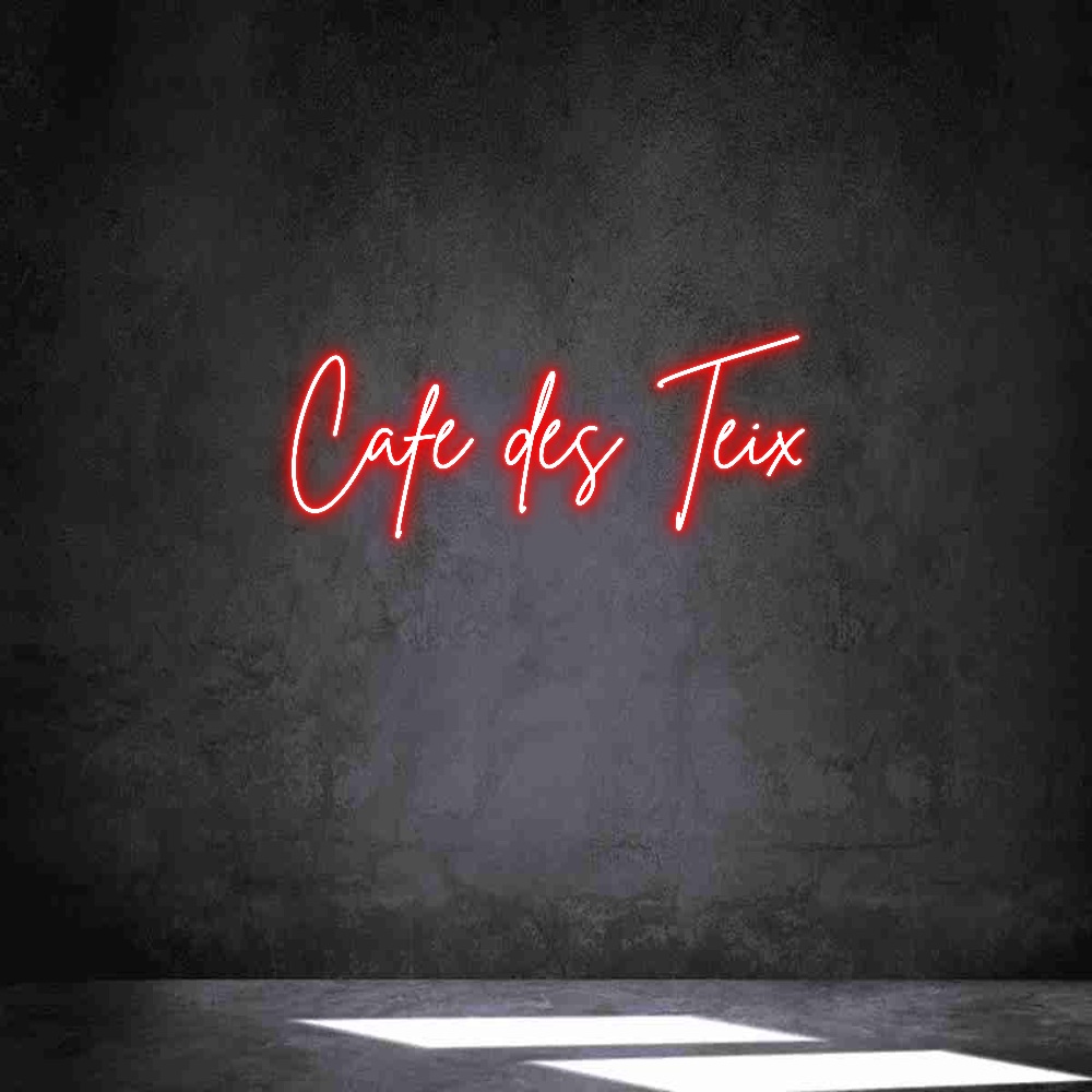 Neon personalizado: Café des Teix