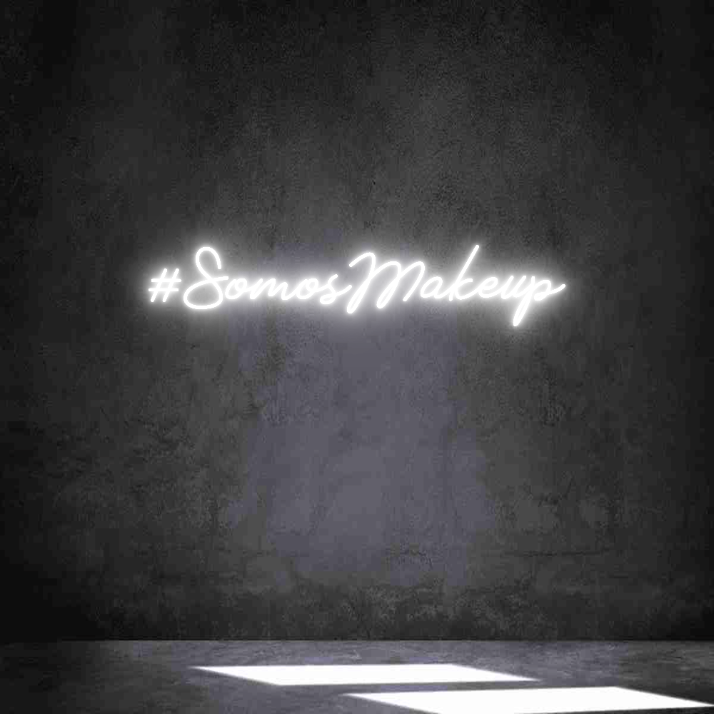 Neon personalizado: #SomosMakeup