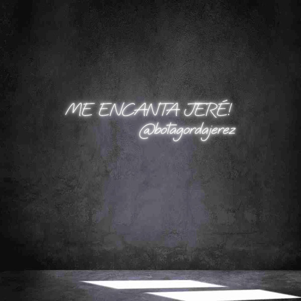 Neon personalizado: ME ENCANTA JE...