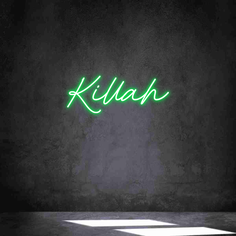 Neon personalizado: Killah
