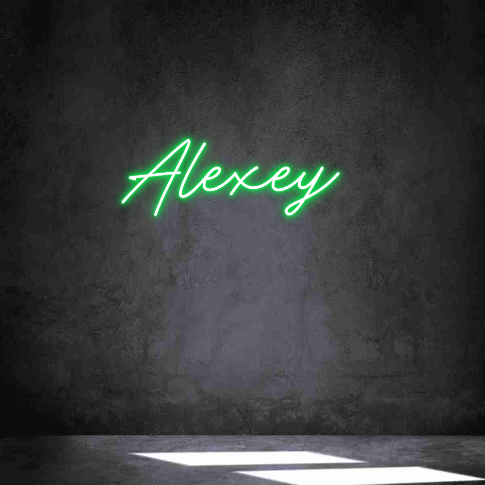Neon personalizado: Alexey