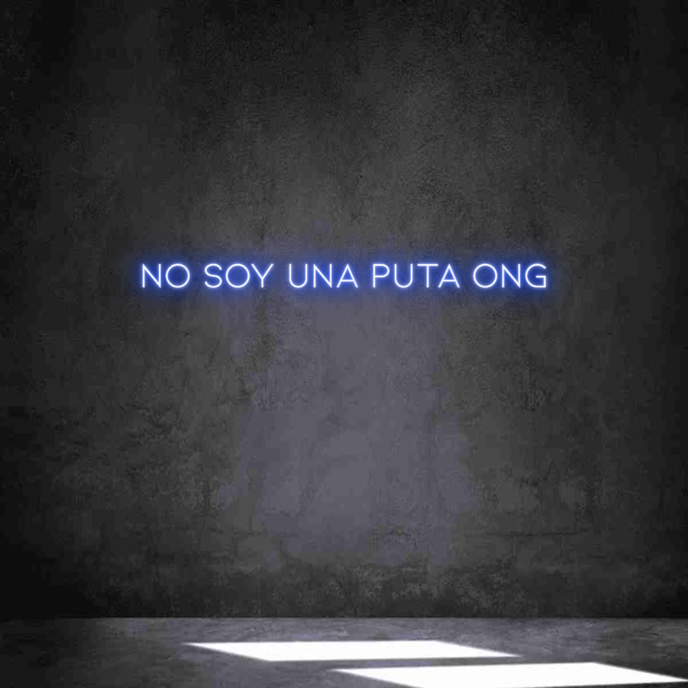 Neon personalizado: No soy una pu...