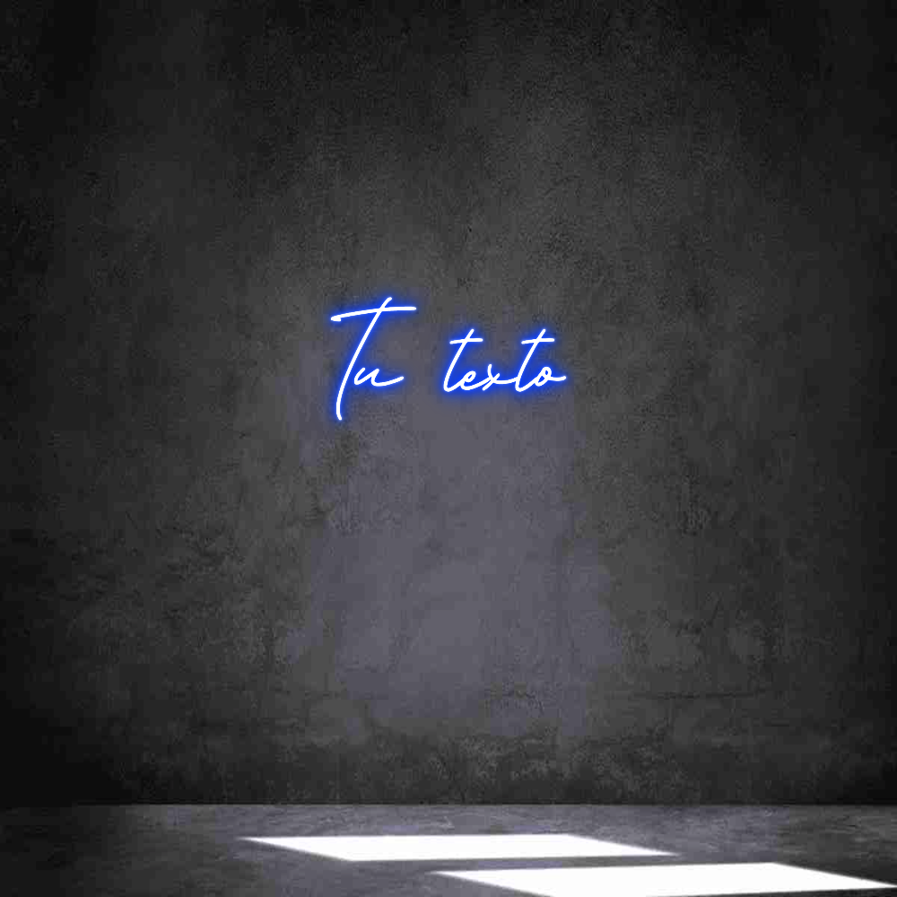 Neon personalizado: Tu texto