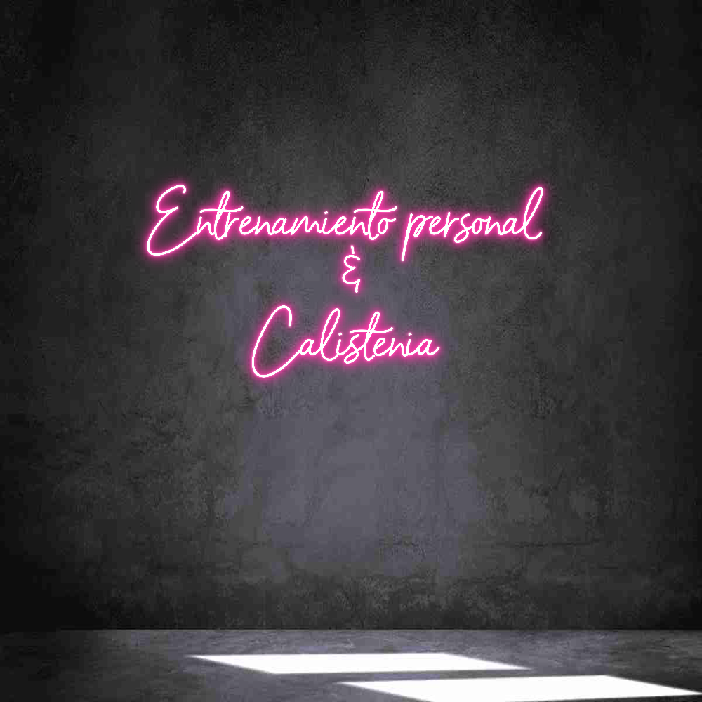 Neon personalizado: Entrenamiento...