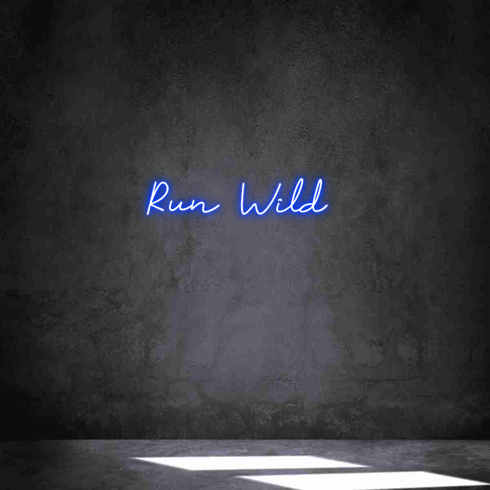 Neon personalizado: Run Wild