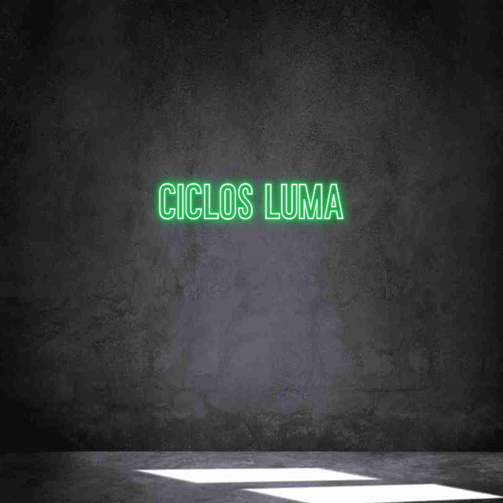 Neon personalizado: Ciclos luma