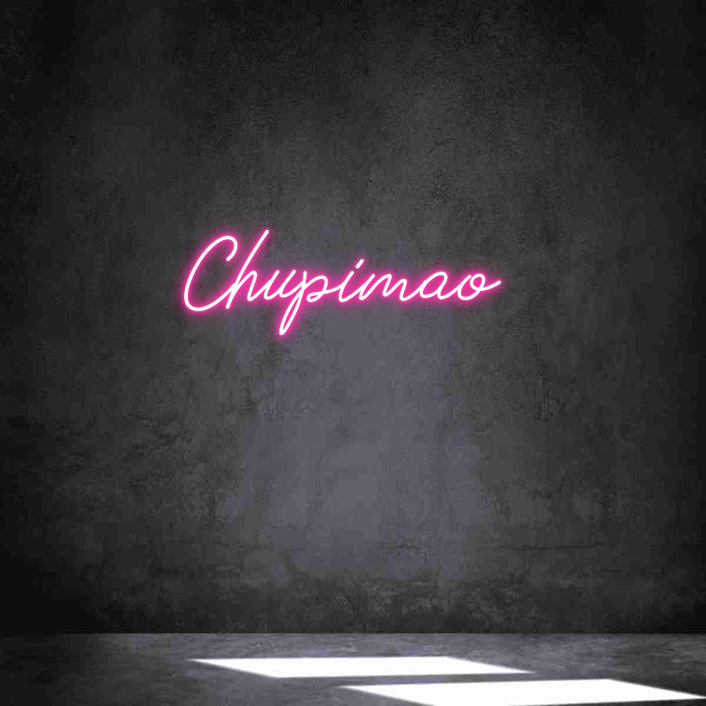 Neon personalizado: Chupimao