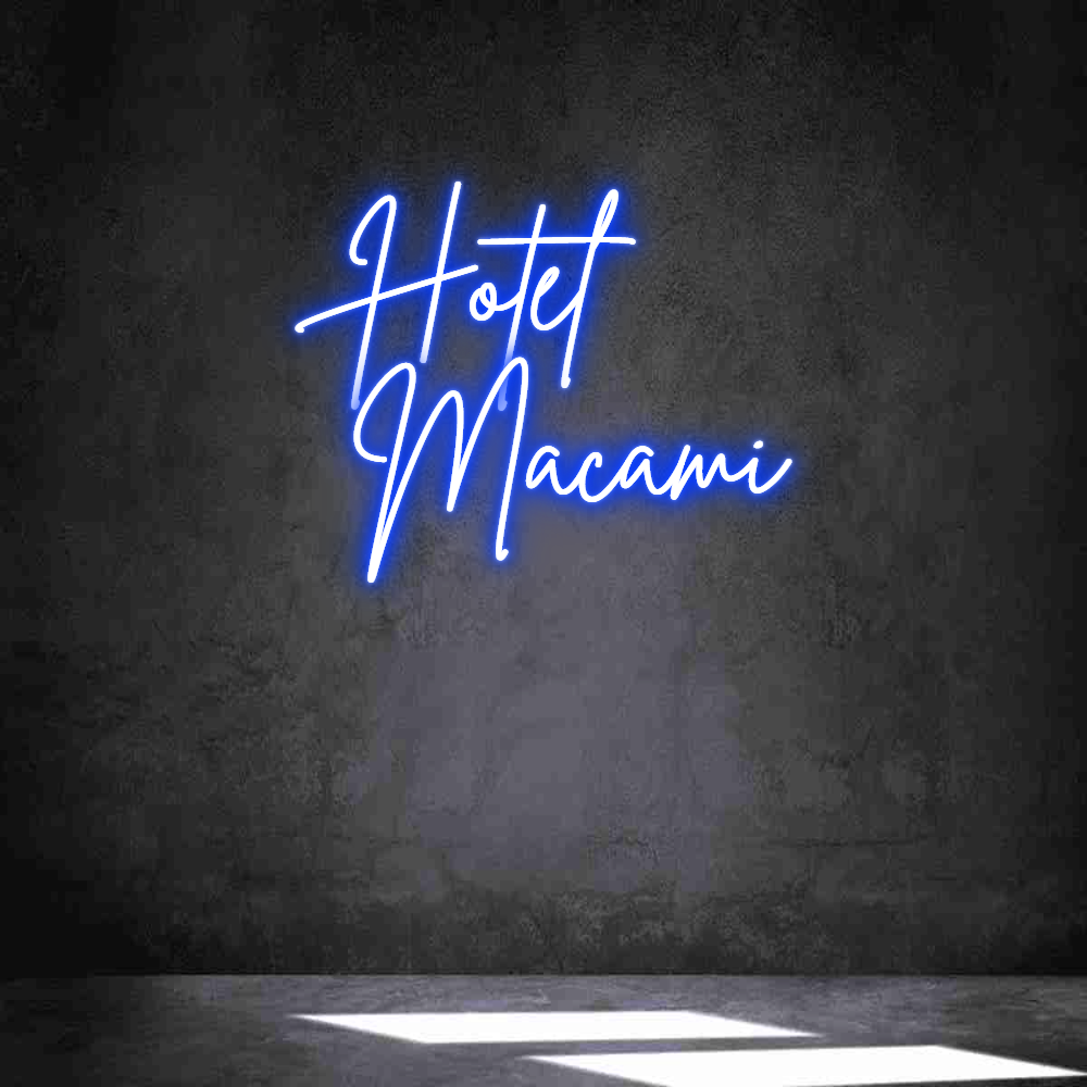 Neon personalizado: Hotel
Macami