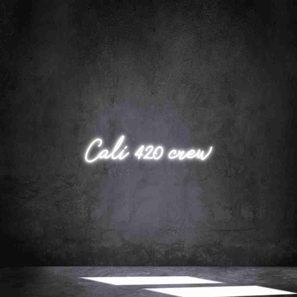 Neon personalizado: Cali 420 crew