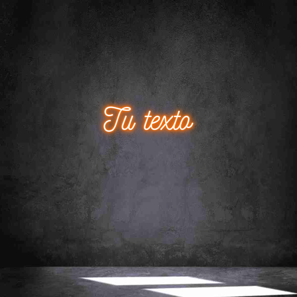Neon personalizado: Tu texto