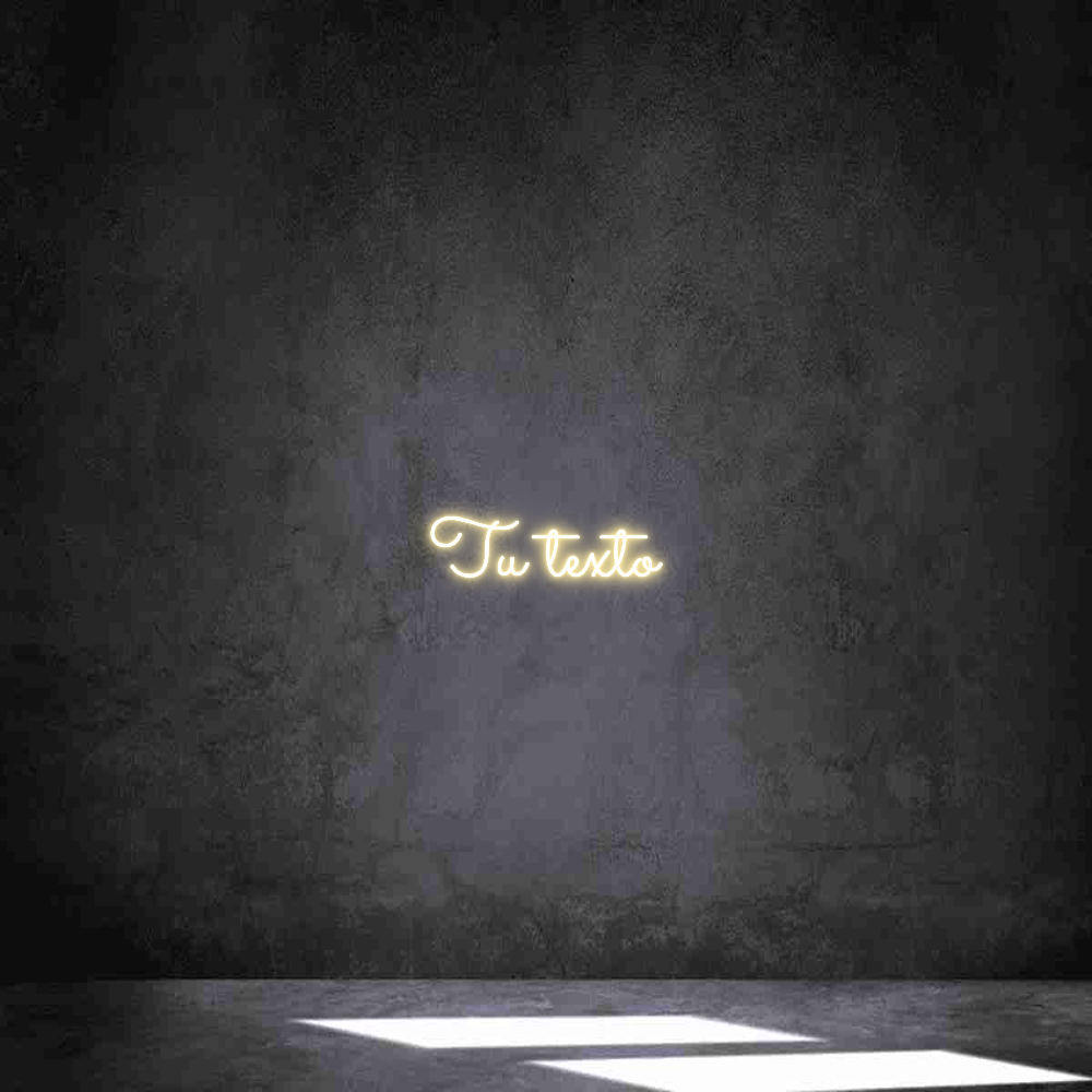 Neon personalizado: Tu texto