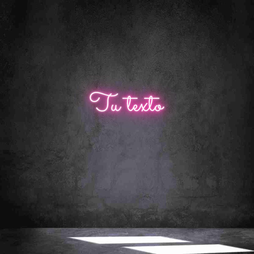 Neon personalizado: Tu texto