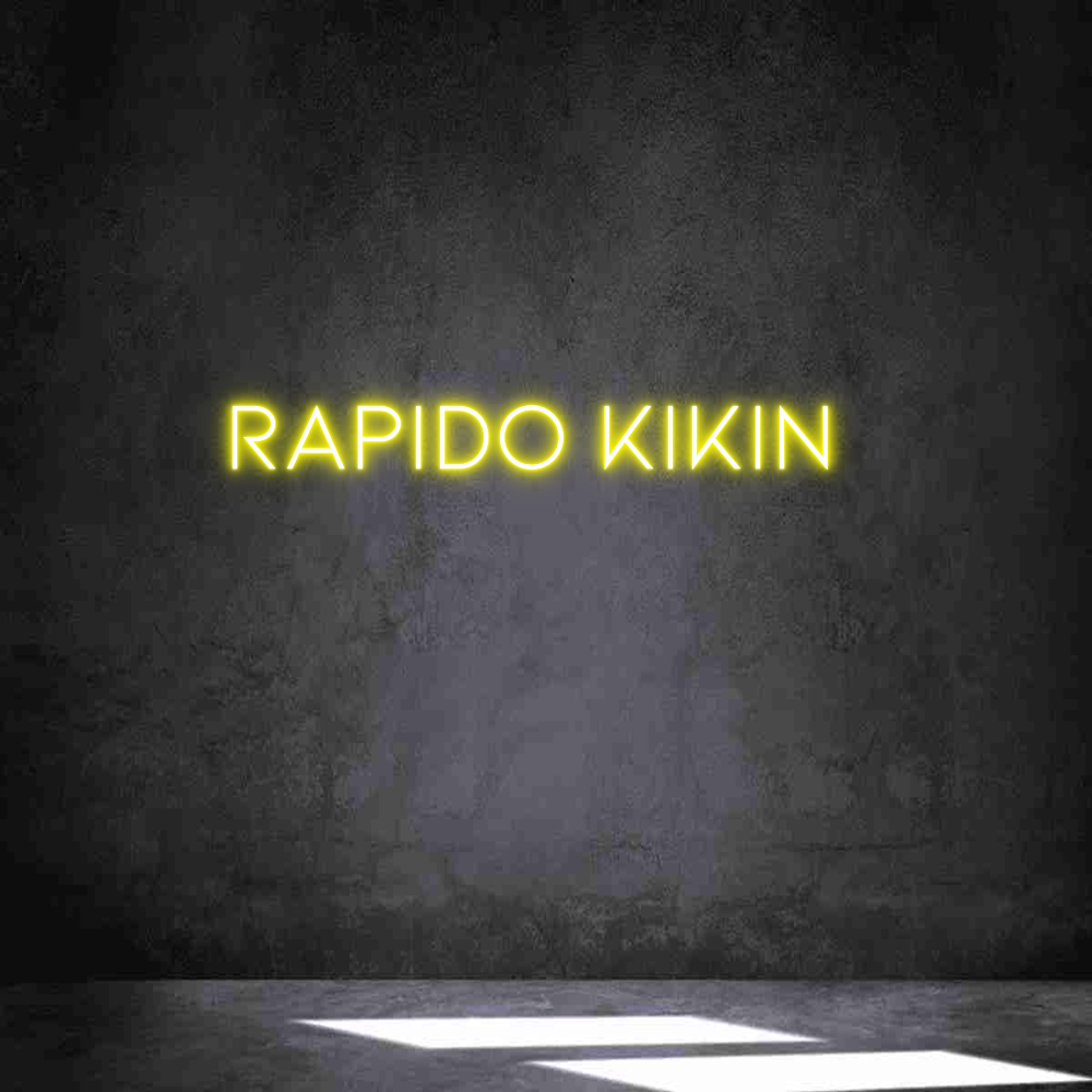 Neon personalizado: RAPIDO KIKIN