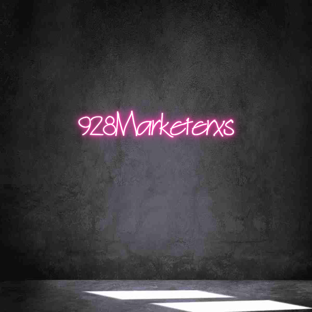 Neon personalizado: 928Marketerxs