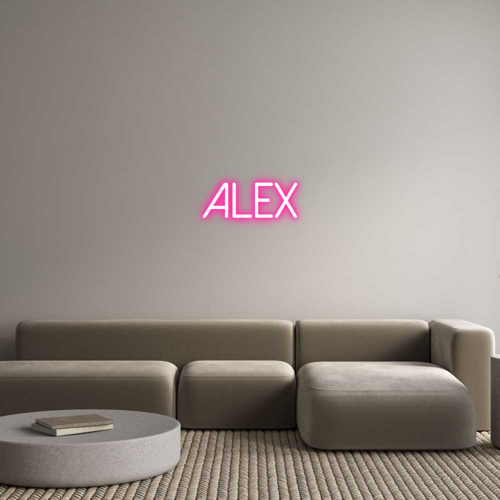 Neon personalizado: Alex