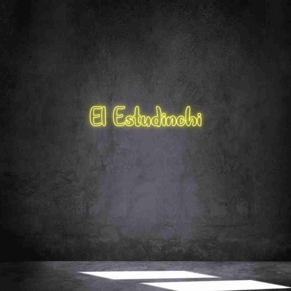 Neon personalizado: El Estudinchi