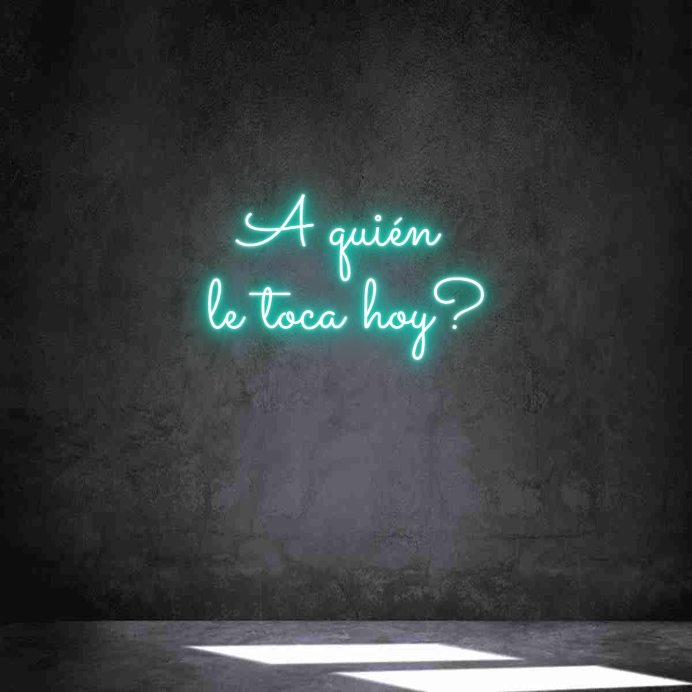 Neon personalizado: A quién
le ...