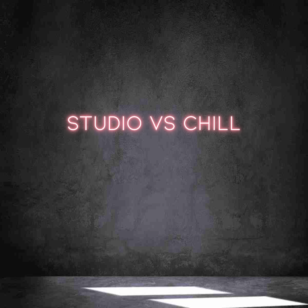 Neon personalizado: Studio vs chill