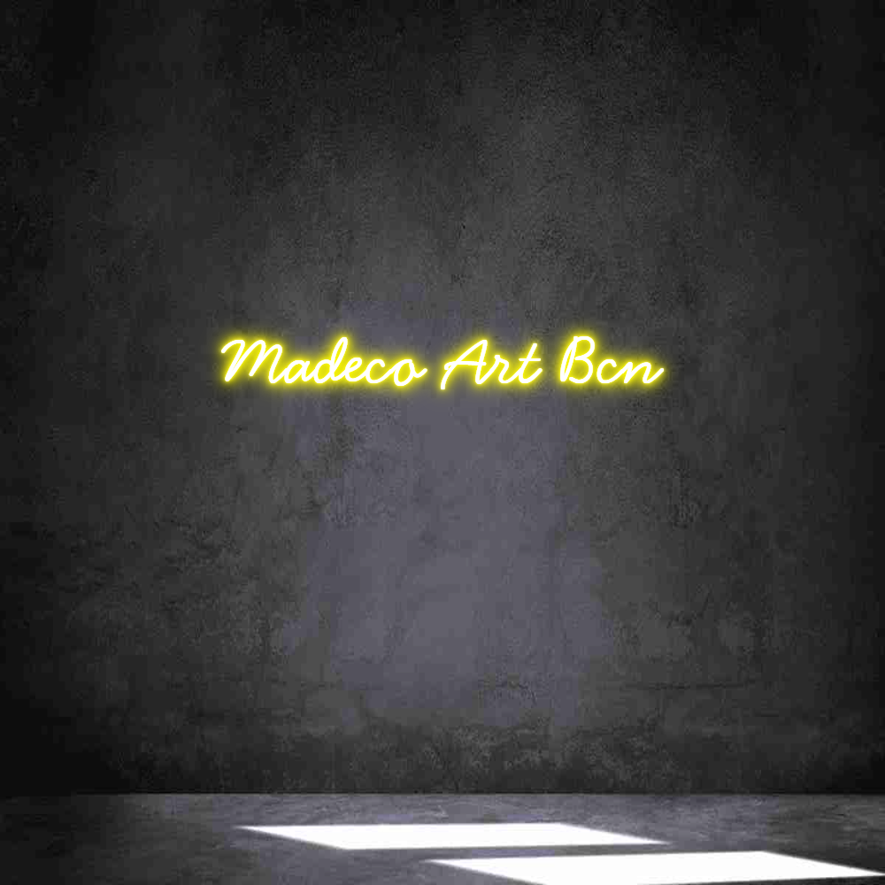 Neon personalizado: Madeco Art Bcn