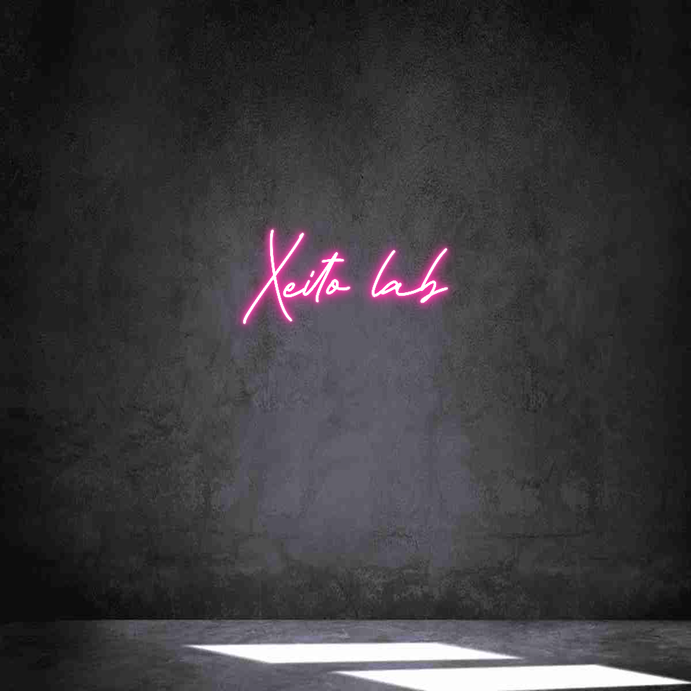 Neon personalizado: Xeito lab