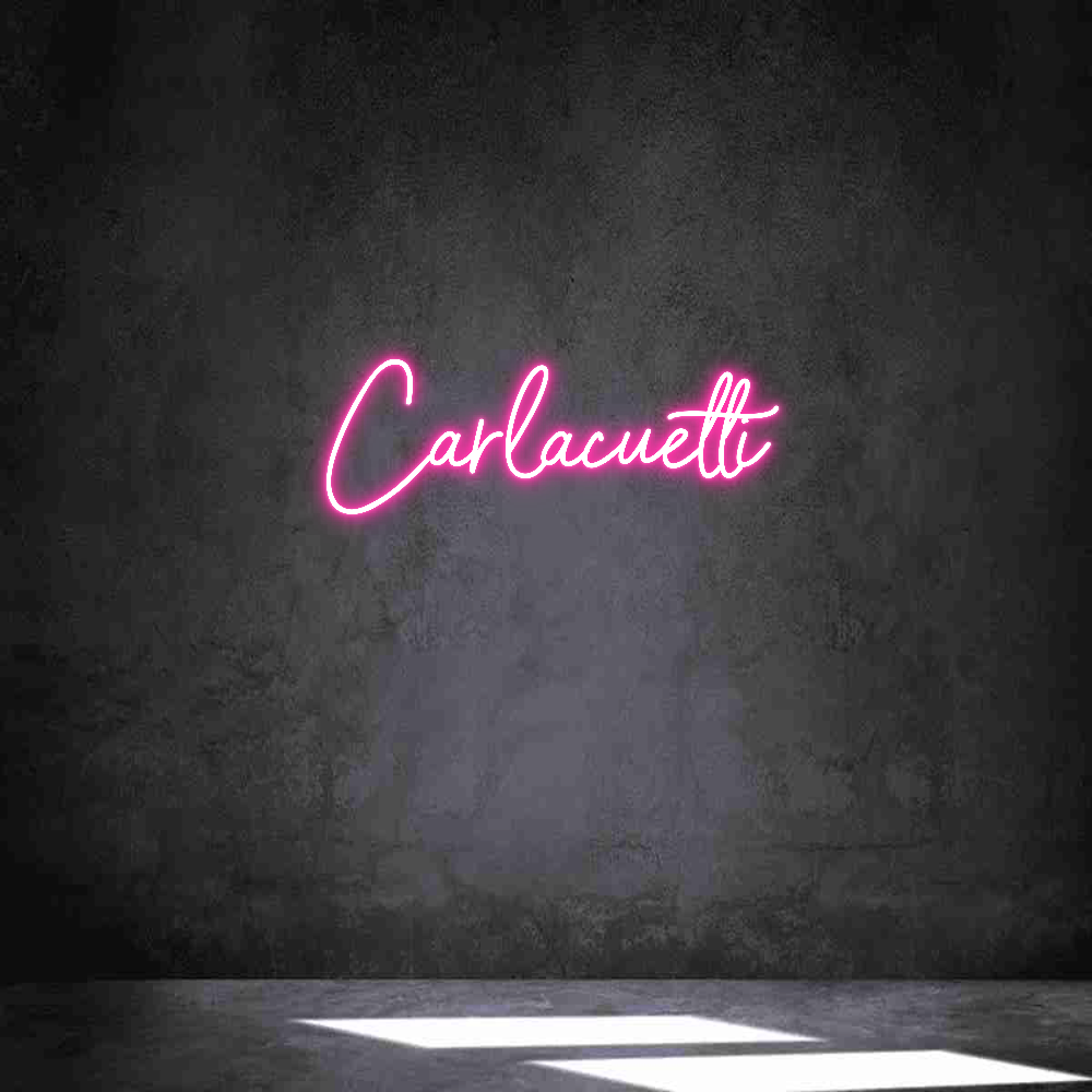 Neon personalizado: Carlacuetti