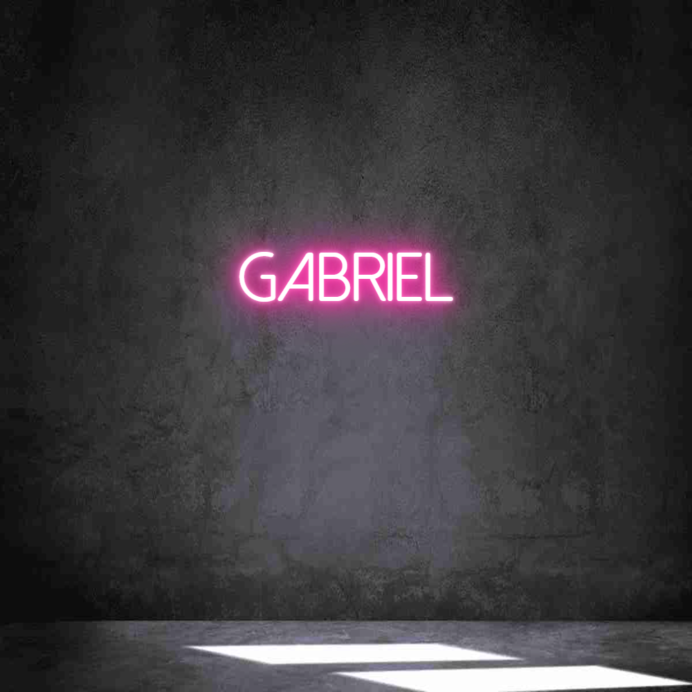 Neon personalizado: GABRIEL