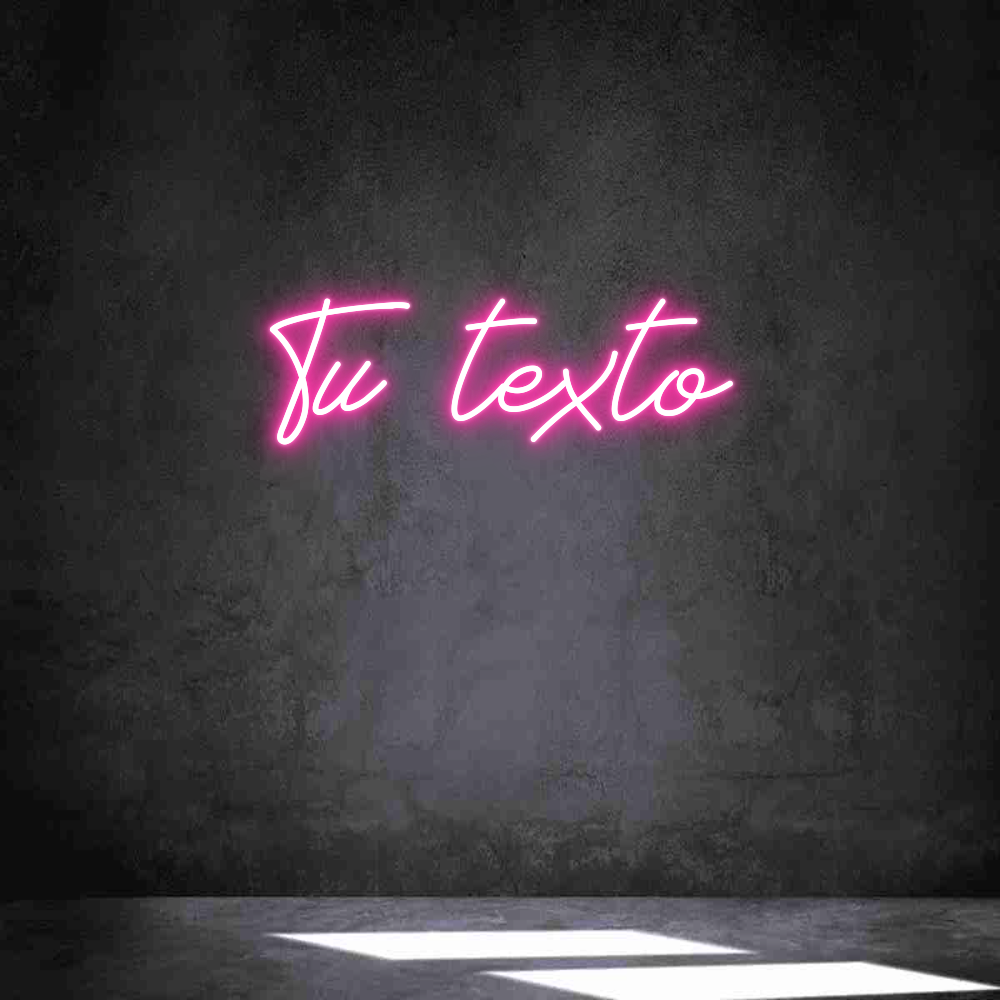 Neon personalizado: Tu texto
