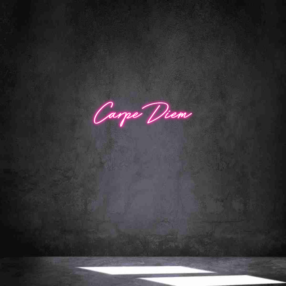 Neon personalizado: Carpe Diem