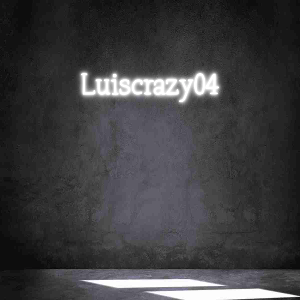 Neon personalizado: Luiscrazy04