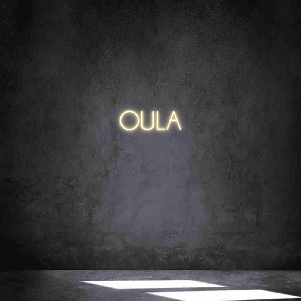 Neon personalizado: OULA