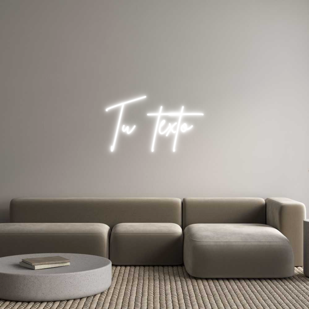Neon personalizado: Tu texto