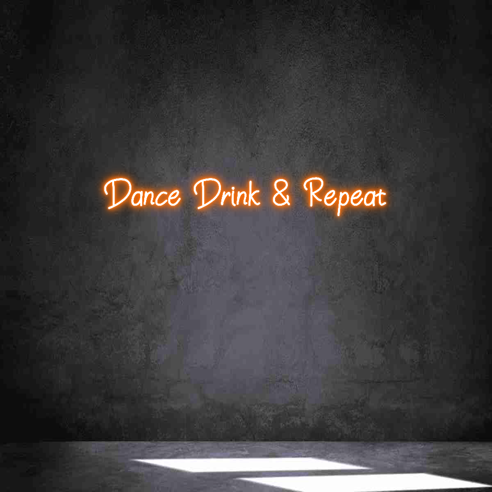 Neon personalizado: Dance Drink &...