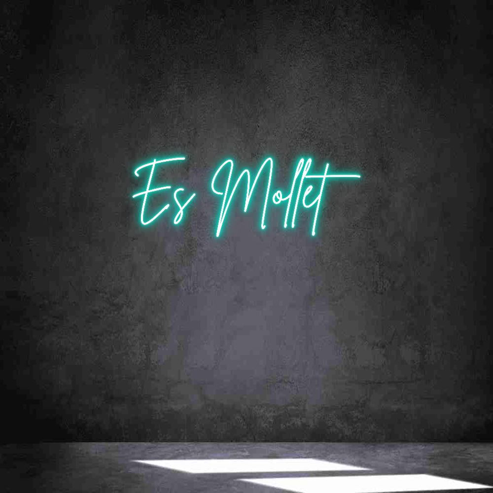 Neon personalizado: Es Mollet