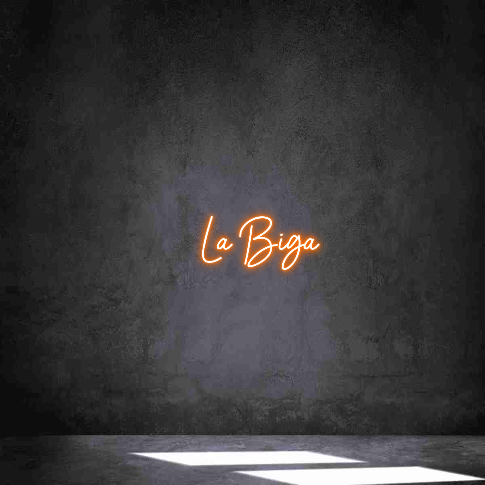 Neon personalizado: La Biga
