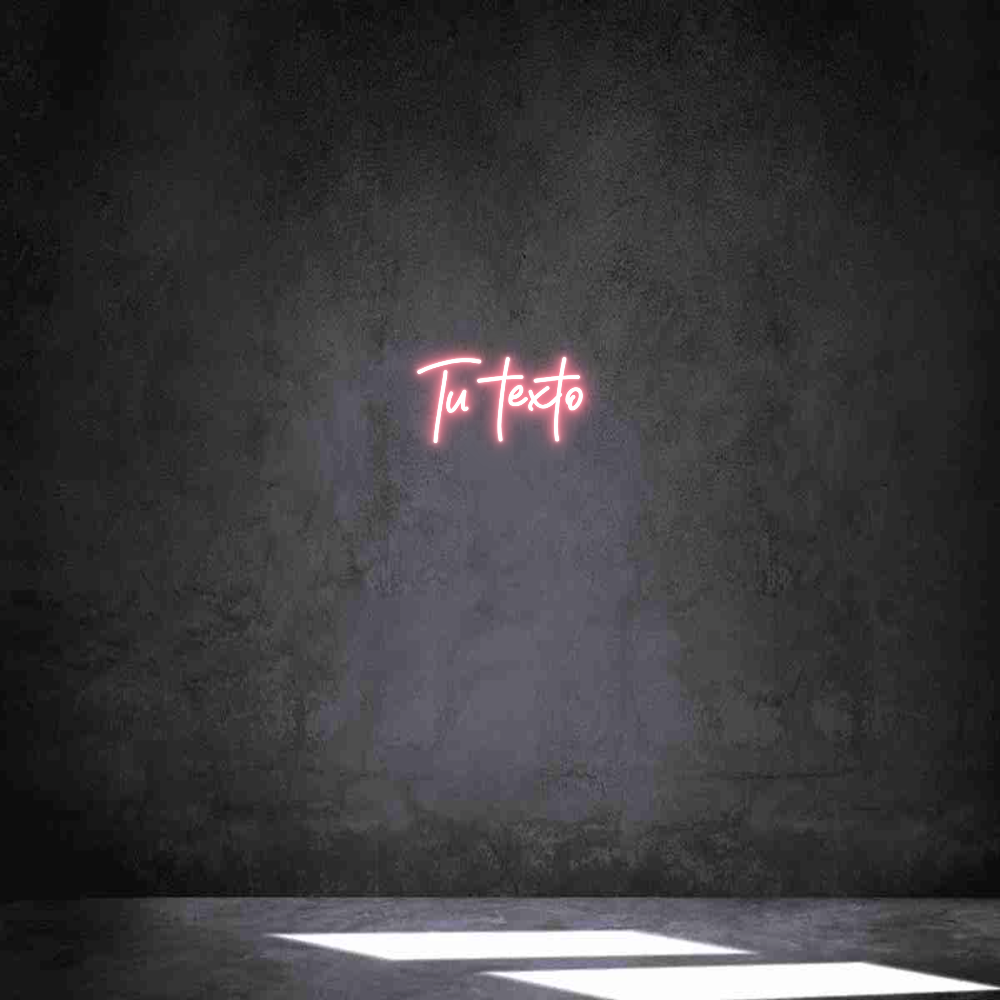 Neon personalizado: Tu texto