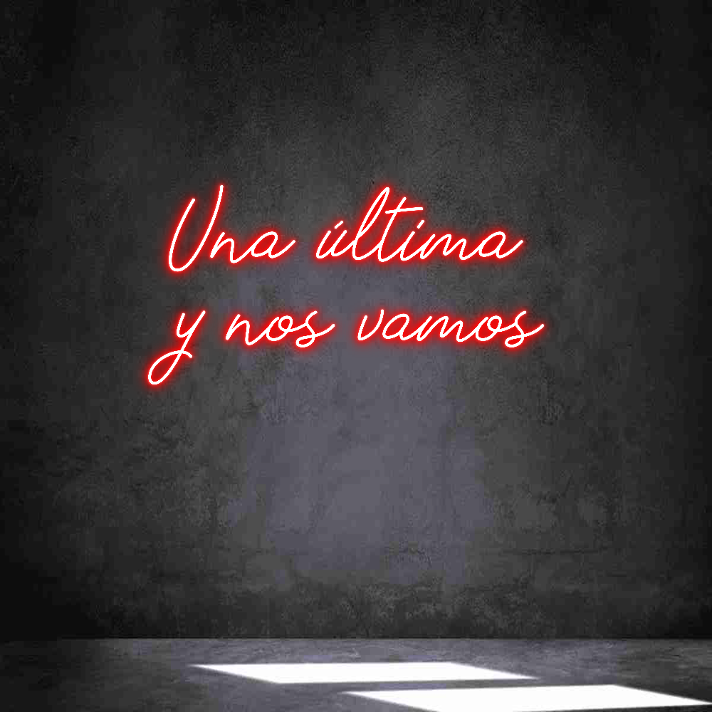 Neon personalizado: Una última
...