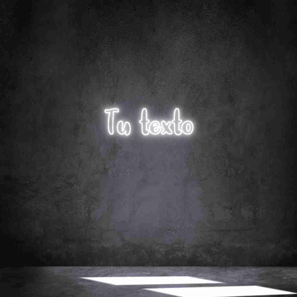Neon personalizado: Tu texto