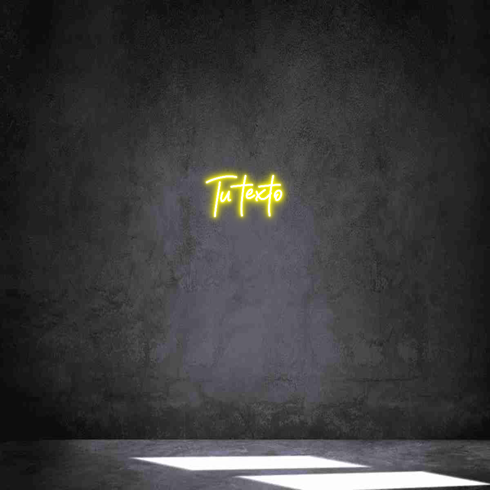 Neon personalizado: Tu texto