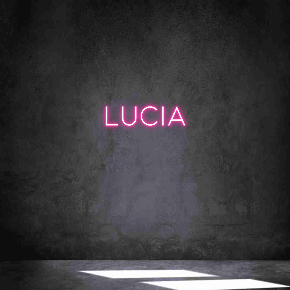 Neon personalizado: LUCIA